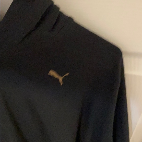 Black Puma zip up sweater - Picture 2 of 4